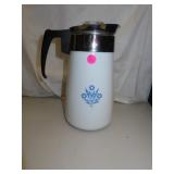 Vintage Corningware Corn Flower Perculator 9 Cup