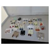 Large Lot of Designer Pierced Earrings
