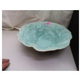 Vintage Synar Ceramic Pottery Bowl = 10&1/2' x