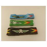 Vintage Native American Beaded Arm Bands