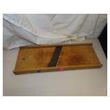 Antique Tomato Slicer = 17' x 6' x 1&1/2'