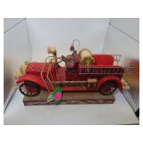 2007 Jim Shore = Ready to Roll Fire Truck = 11' x