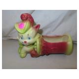 Vintage Royal Copley Kitty Cat Planter = 8' x