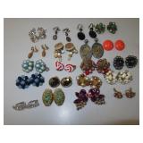 20 Pair of Clip On & Screw Back Earrings - 1 pair