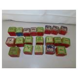 Vintage Wood Learning Blocks