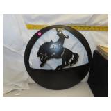 NO SHIPPING - Cowboy Riding Horse - Cut Out of