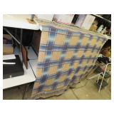 Vintage Woven Wool Blanket = 73' x 69'