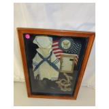 Decorative United States Navy Shadow Box = 18" x