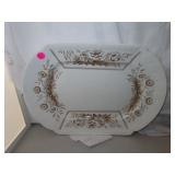 Antique 1890 Johnson Bros "Sylvan Pattern" Brown