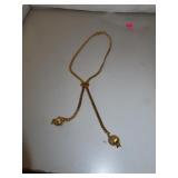 Vintage Monet Lariat Necklace