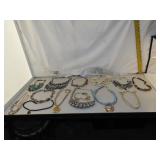 Quart Bag of Necklaces - Several Signed-See Photos