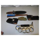 5 Knives & 1 Letter Opener (1=Fixed Blade & 4