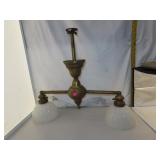 NO SHIPPING - Antique Light Fixture =25&1/2' x 21'