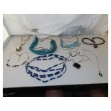 Quart Bag with Costume Necklaces