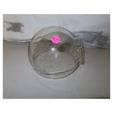 Antique Glass Oil Lamp Globe by The Angle Mfg Co
