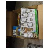 13" x 13" Box Full of Incandescent & LED Light