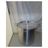 Large Stainless Steel Stock Pan Kettle = 13" x 14"