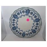 Antique Johnson Bros. Flow Blue Eclipse 9' Dinner
