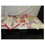 17 Vintage Ladies Hankies (8 are Christmas)