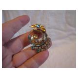 Ornate Vintage Brooch Pin Signed 1/20th 12KGF