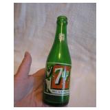 Vtg 7 Up Bottle Hays, Kans. 7 oz