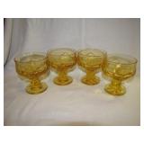 4 Franciscan Cabaret CORNSILK Yellow Champagne