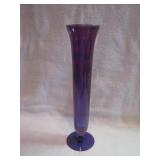 Beautiful Purple Vase 9&5/8"