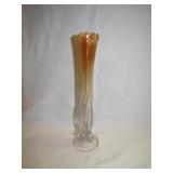 Vtg 9&1/4" Carnival Glass Twig Vase