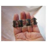 Vintage 7" Siam Sterling Silver Bracelet