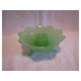 Vtg Jadeite Candle Holder 4&1/4"