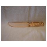 Vtg Pink Depression Glass Knife 8&1/2"