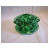 Vintage Green Flower Frog