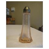 Vtg Pink Depression Glass Princess Shaker