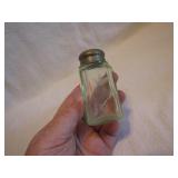 Ornate Green Depression Glass 3" Shaker