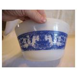 Vintage Federal Glass 8" Mixing Bowl