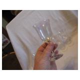 6 Vtg Opalescent 4&1/2" Cordial Stems