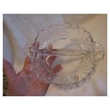 Vtg Cambridge Caprice Divided Dish 6&1/2"