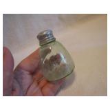 Vintage Green Depression Glass Shaker 2&3/4"
