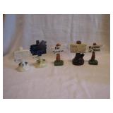 5 Vintage Aquarium Signs