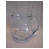 Vtg Tiffin Copen Blue Saturn Optic Juice Pitcher