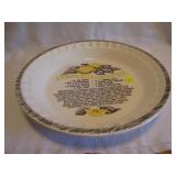 11" Lemon Meringue Pie Plate