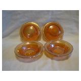 4 Vtg Normandie 5" Berry Bowls