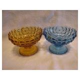 2 Vintage Ornate Sherbets