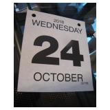 Our next auction is October 24th @ 7PM