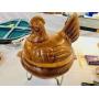 large California Pottery Soup Tureen and Holder