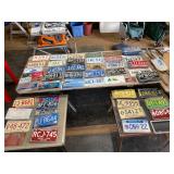 Vintage license plates  