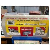 New old stock advertising sign display 