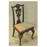 AN 18TH C. PHILADELPHIA CHIPPENDALE CHAIR W/ PROVE