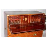 A FINE 19TH C. ENGLISH CAMPAIGN CHEST WITH WRITING