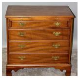 A 20TH CENTURY CHERRY SERVER SIGNED KITTINGER